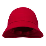 Bronte winter Cloche hat - Sophia - red, with felt bow
