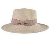 Bronté hats - Veronique - Wide brim fedora hat - Natural colour - UPF50