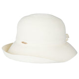 Cloche hat - Zoey - ivory