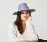 Bronte Fedora hat - Amin - pastel lilac