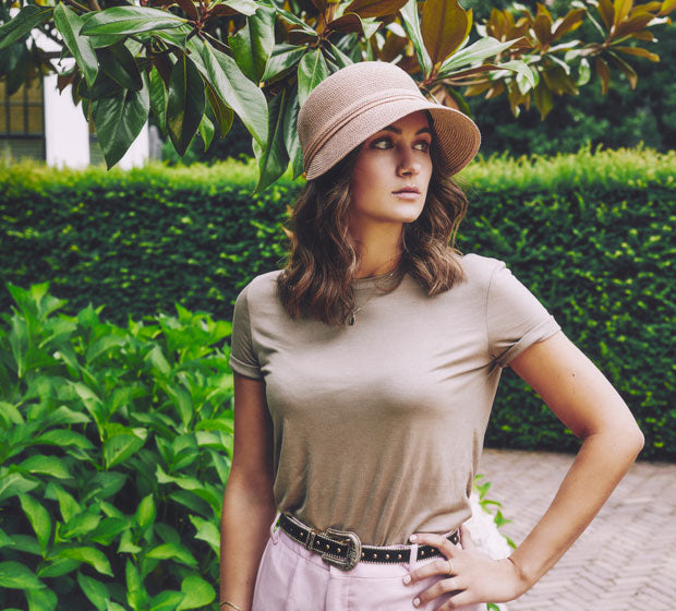 Cap - Linda - navy- travel hat