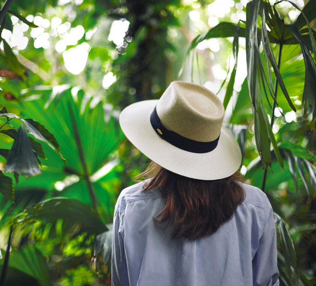 Panama hat - Sandra - natural/bleach