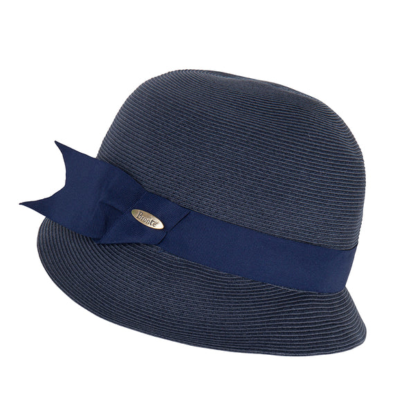 Cloche hat -Cloche- navy blue - travel hat