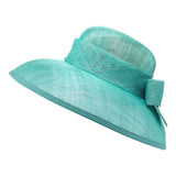 ceremonial hat - Audrey - lagoon green